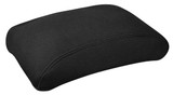 Black neoprene centre console cover for Toyota Hilux SR, SR5 and Workmate models custom-fit waterproof armrest protection 2009 - 2015.
