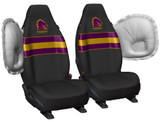 Brisbane Broncos Official NRL Car Seat Covers with Airbag Compatibility