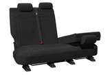 Getaway Neoprene Rear Black - Silver Stitch Seat Covers Suits Ranger Sport, Wildtrak, XLT 2022-On