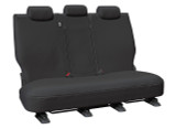 Heavy Duty Poly Canvas rear bench seat cover display for Isuzu F Series Wide Crew Cab Truck 2016-2025.