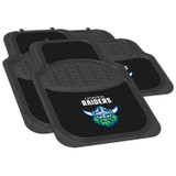 Canberra Raiders Official NRL Car Mats, designed to fit most vehicles. Perfect for displaying team pride while keeping your car clean and protected