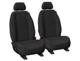 Volkswagen Amarok NF Series Black Neoprene Getaway Front Seat Covers with Black Stitching