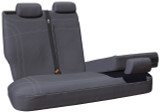 getaway neoprene grey rear seat covers for splits and folds in seats