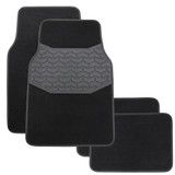 Sperling black universal car floor mats – front and rear set of 4