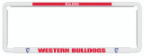 Western Bulldogs AFL Car Number Plate Frame