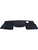 Charcoal dash mat for Toyota Prius V ZVW40R wagon custom moulded for glare reduction and dashboard protection