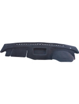 Charcoal dash mat for Holden Colorado RG DX Single Cab with coin tray on dash
