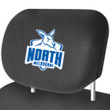 Official AFL merchandise for North Melbourne Kangaroos: 2 x headrest covers, universal fit for most cars. Comes with a 2-year guarantee and easy fitting using stretch material.