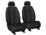Front bucket seat covers with premium leather look finish for Range & Everest Next GEn
