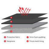 fabric details black neoprene crosstrek impreza