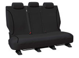 shark 6 byd tradies canvas black custom fit back seat covers