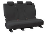 Custom-fit rear bench seat cover for Land Rover Range Rover and Range Rover Sport L461 in heavy-duty 13oz waterproof canvas with foam backing  
