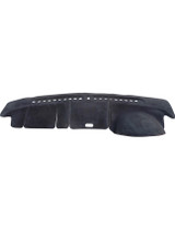 Black dash mat for Isuzu MU-X UCR UCS LSM LSU with lift-up dash compartments