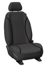 Grey Tradies canvas bucket seat cover for Toyota Hilux SR SR5 with custom-fit waterproof protection