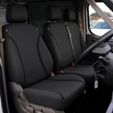 LDV V80 K1 Tradies Grey Poly Canvas Front Bucket and 3/4 Bench Seat Covers