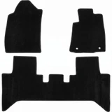 Suits Toyota Hilux GN12 UN12 UN13 Custom Carpet Floor Mats Black (3 piece)