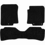 Hyundai Accent RB black carpet floor mats