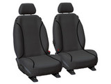 Volkswagen Amarok Tradies Grey Canvas Two Piece Front Seat Covers