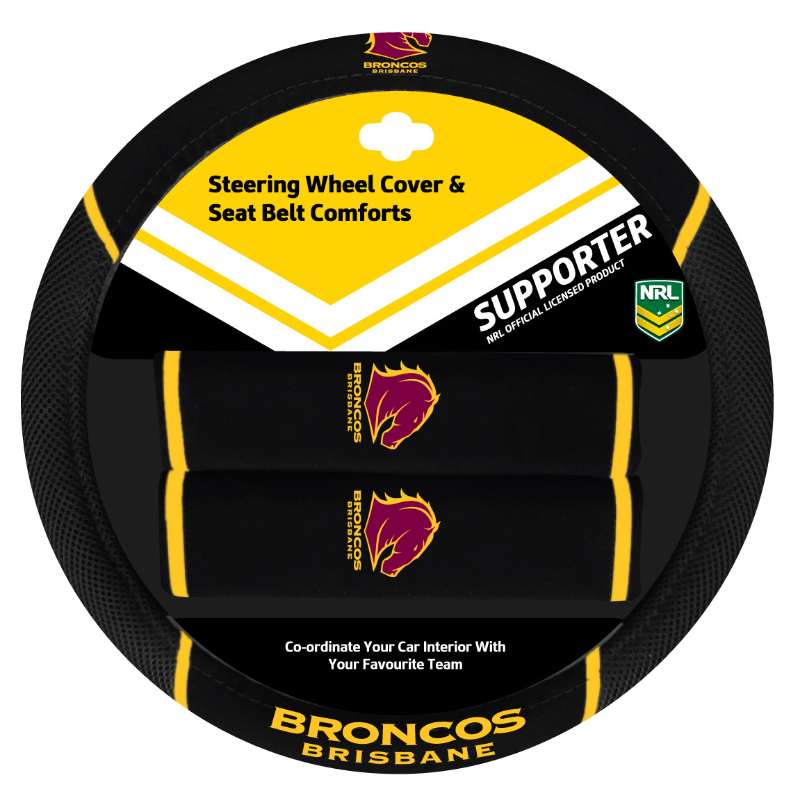 Brisbane Broncos NRL Seat Covers