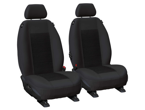 Mitsubishi ASX Front Row Two Bucket Seats – Custom Made Weekender Jacquard Fabric Seat Covers Black 2010–2025