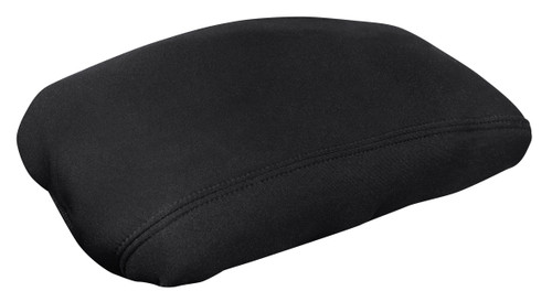 Black neoprene centre console cover for Mitsubishi Triton MQ and MR Dual Cab with waterproof padded protection