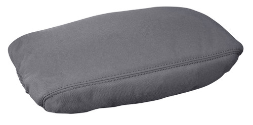 Charcoal canvas centre console cover for Mitsubishi Triton MQ and MR Dual Cab with durable waterproof armrest protection