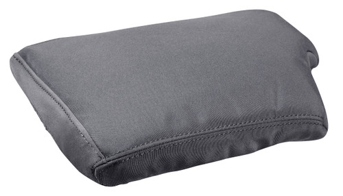 Charcoal canvas centre console cover for Toyota Hilux GR Sport, Rogue, SR and SR5 Dual Cab with durable waterproof armrest protection