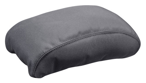 Charcoal canvas centre console cover for Toyota Hilux SR, SR5 and Workmate models with durable waterproof armrest protection