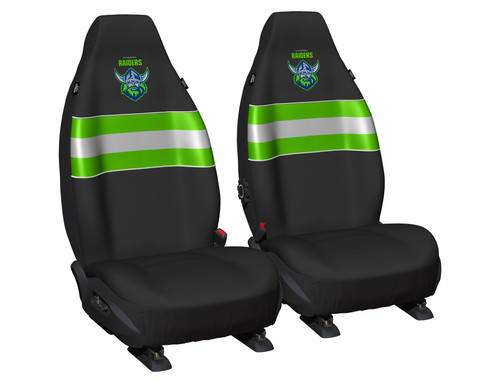 Canberra Raiders Universal Fit Front Car Seat Covers - NRL Official Product - Ideal for fans of the Canberra Raiders.