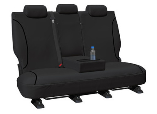 Tradies Canvas Rear Black Seat Covers Suits Ranger XL, XLS 2022-On