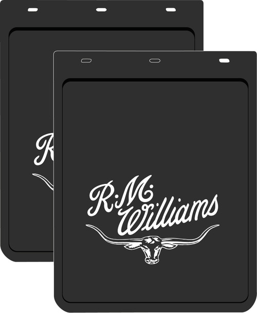 Elevate your vehicle with these robust, officially licensed R.M.Williams vehicle accessories. Crafted with durability in mind, each piece is proudly made in Australia and features a universal design to suit most cars. Each set includes two high-quality accessories, measuring 35cm x 22.5cm (14 x 9 inches), ensuring a perfect fit for your automotive style.
