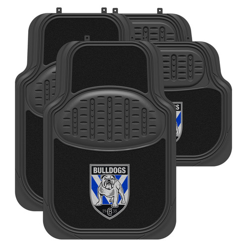 Canterbury Bulldogs Official NRL Car Mats Set of 4