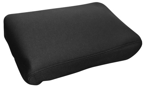 Black neoprene centre console cover for Mitsubishi Triton MV Dual Cab waterproof armrest protector with padded comfort