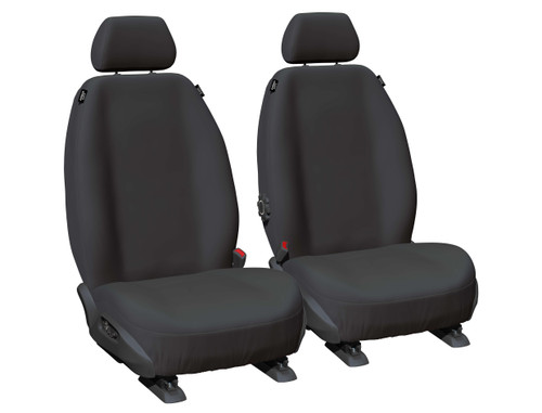 Heavy Duty Charcoal Canvas front seat cover display for Mitsubishi Fuso Shogun FP, FS, FU and FV 2 Seat Single Cab Truck.