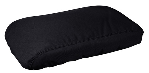 Black canvas centre console cover for Holden Colorado and Isuzu D-Max MU-X with waterproof heavy-duty armrest protection
