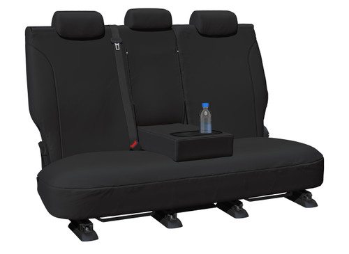 rear row armrest custom fit super tough canvas black landcruiser 300 series
