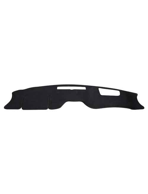 Charcoal dash mat display for Mazda CX-5 KF 2018-2022 with heads up display and 8-inch screen above the speedometer.
