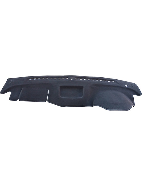 Black dash mat for Holden Colorado RG DX Single Cab with coin tray on dash