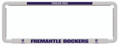 Fremantle Dockers Official AFL Car Number Plate Surround Frame Cover Accessories