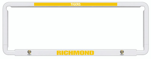 Richmond Tigers Official AFL Car Number Plate Surround Frame Cover Accessories