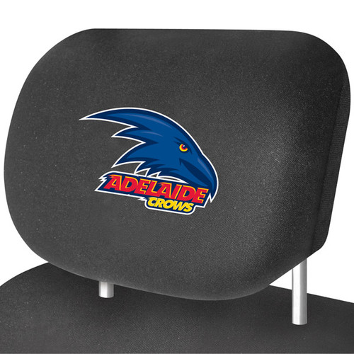 Adelaide Crows Official AFL Car Seat Headrest Covers Pair Universal Adelaide Crows Official AFL Car Seat Headrest Covers Pair Universal