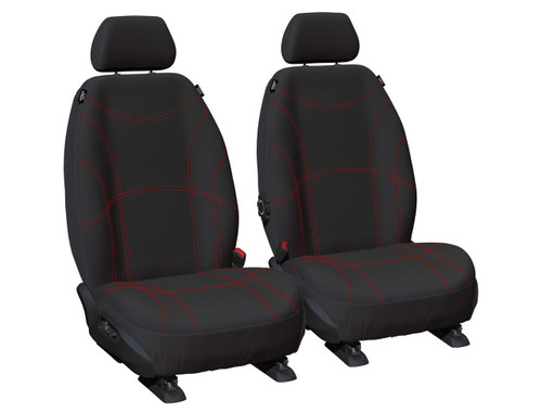 front row seat covers getaway neoprene black with red stitch mazda cx30 mazda3