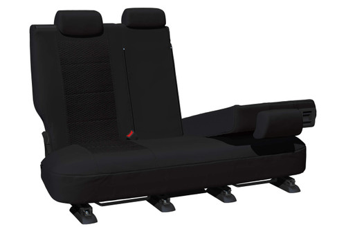 Toyota Corolla Cross Weekender Black Jacquard Rear Seat Covers with Backrest Split