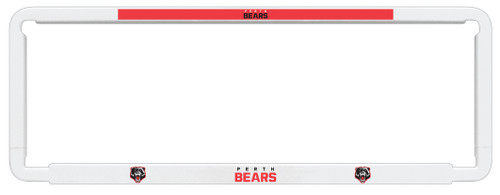 Official Perth Bears NRL number plate frame featuring club logo and team branding to suit standard Australian number plates