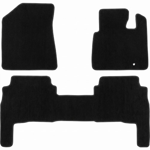 Kia Sorento XM black carpet floor mats