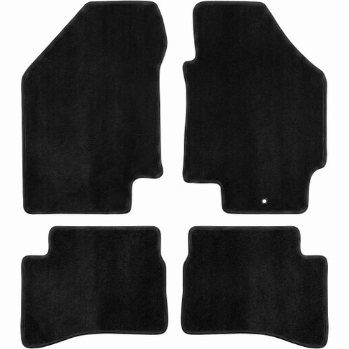 Kia Rio JB black carpet floor mats