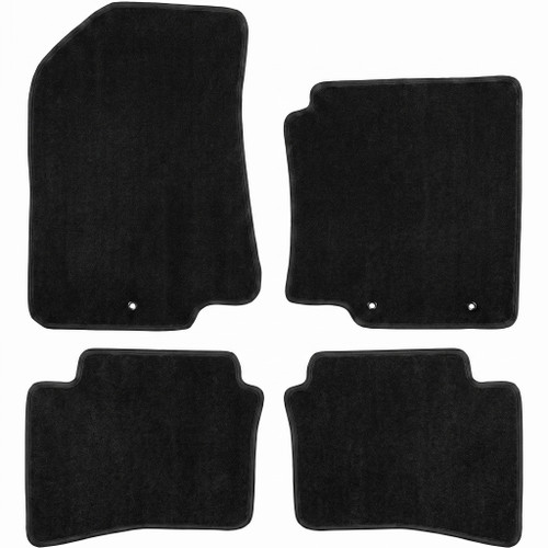 Kia Rio UB black carpet floor mats
