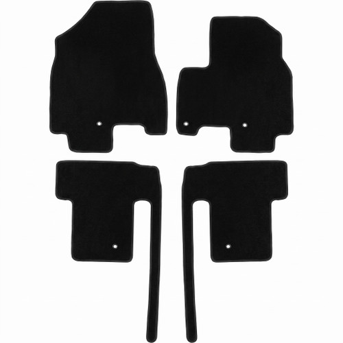 Kia Carnival 3RD black carpet floor mats