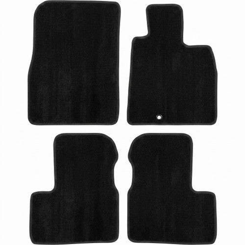 Nissan Micra K13 black carpet floor mats