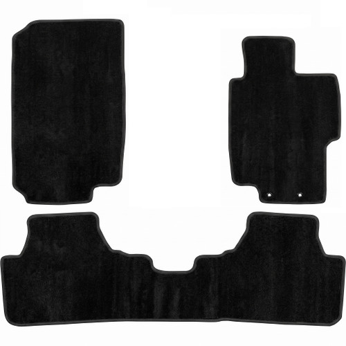 Honda Accord EURO 7TH black carpet floor mats